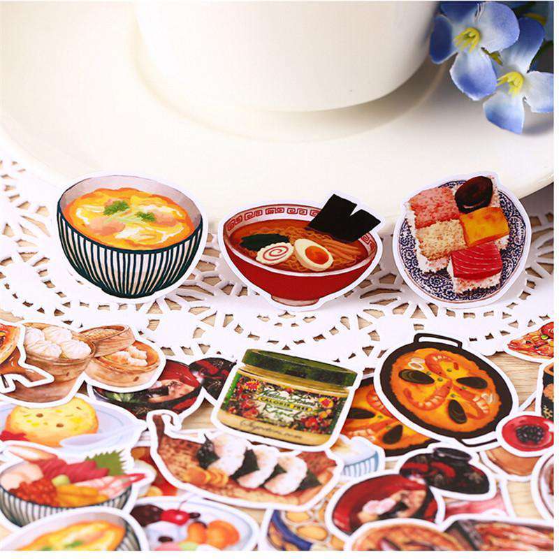 japanese food sticker set notebooktherapy