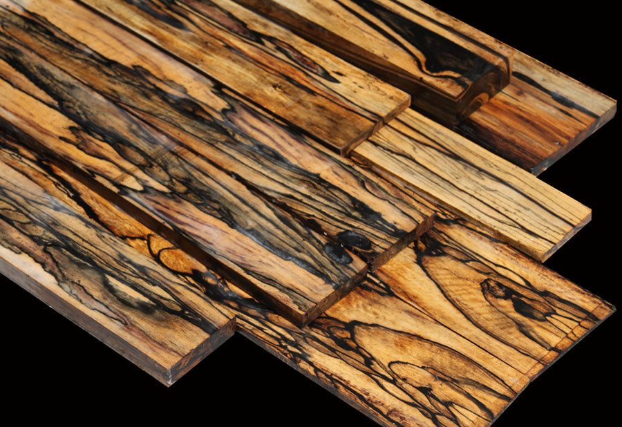 WILDLY VARIEGATED! Superb Black & White Ebony Cook Woods