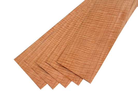 Fiddleback African Aniegre Veneer Sheet (22" x 5-1/2")