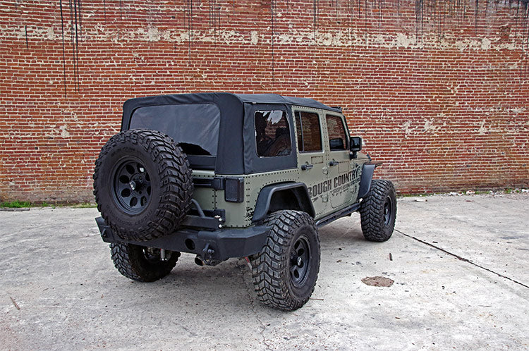 Black Soft Top (07-18 Wrangler JK) - Dunks Performance