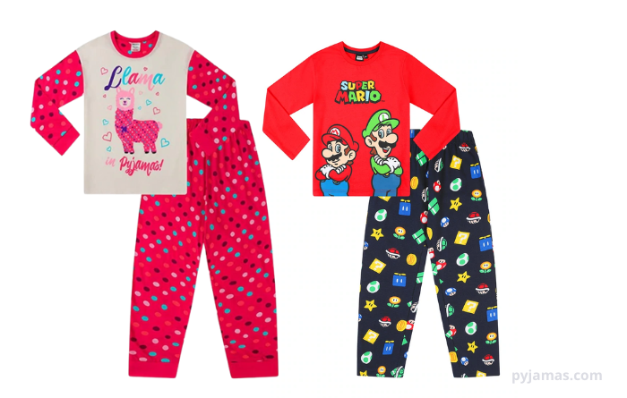 Mario & Llama pyjamas for children