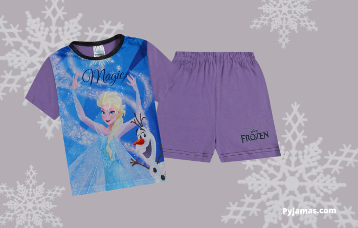 Frozen 2 Short Pyjamas With Elsa And Olaf