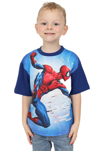 Kids Marvel Blue & Red Spider-Man Fancy Dress Costume (3-9yrs