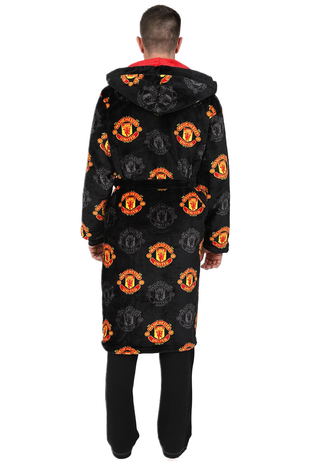 Manchester City Mens Dressing Gown Robe Hooded Fleece OFFICIAL Football  Gift | eBay