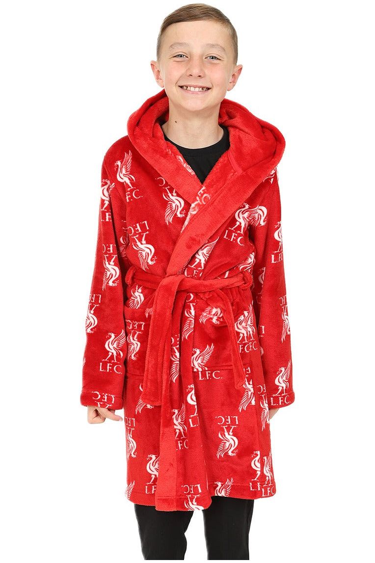 Amazon.com: FunnyPaja Boys Soft Fleece Robes Plush Hooded Bathrobes  Sleepwear for Kids 1-16 Years Sport Ball 1-2 Years: Clothing, Shoes &  Jewelry
