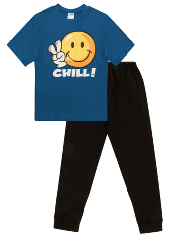 Boys Chill Emoji Pyjamas