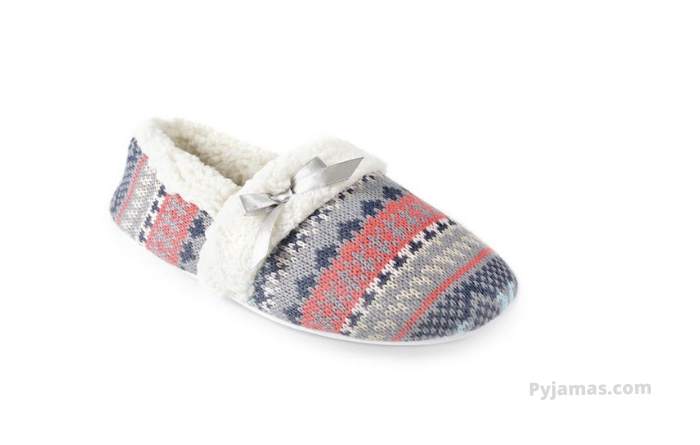 Fair Isle Christmas Slippers