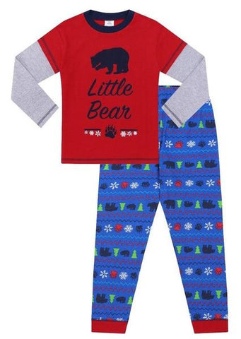 girls little bear pyjamas