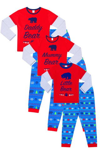 Bear Family Matching Christmas Pyjamas