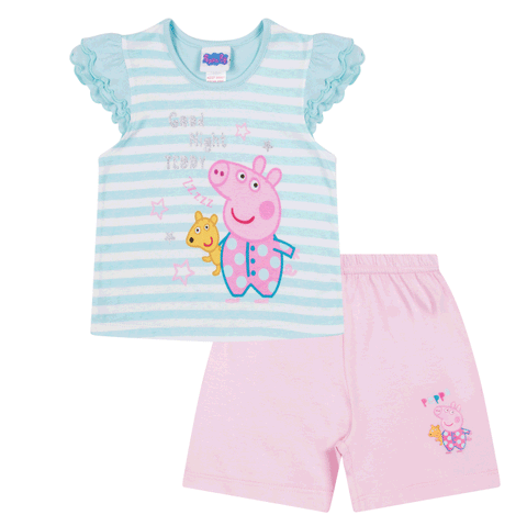 Girls Peppa Pig Short Pyjamas
