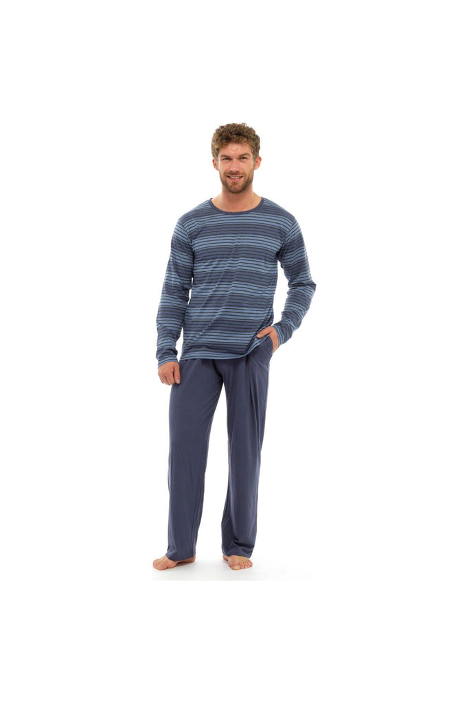 Mens Striped Long Pyjamas – Pyjamas.com