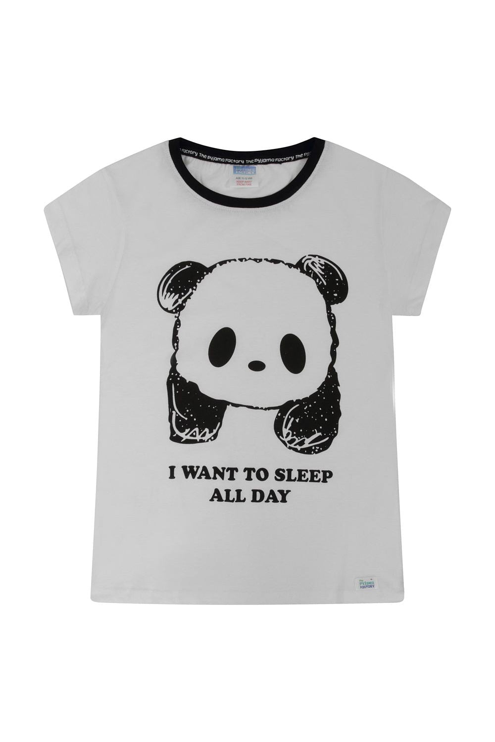I want to Sleep all Day Panda short Pyjamas – 