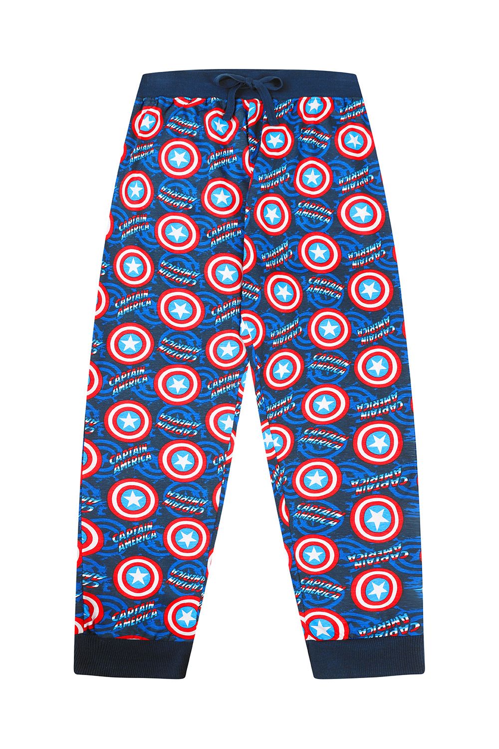 Marvel Comics Womens Captain America Athletic Shirt And Jogger Pants 2  Piece Pajama Set XS Navy Blue at Amazon Womens Clothing store