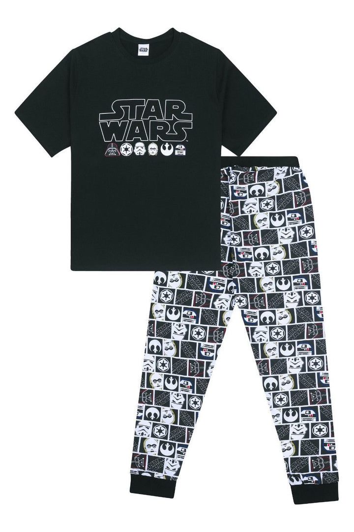 Mens Star Wars Long Pyjamas Set Pyjamas Com