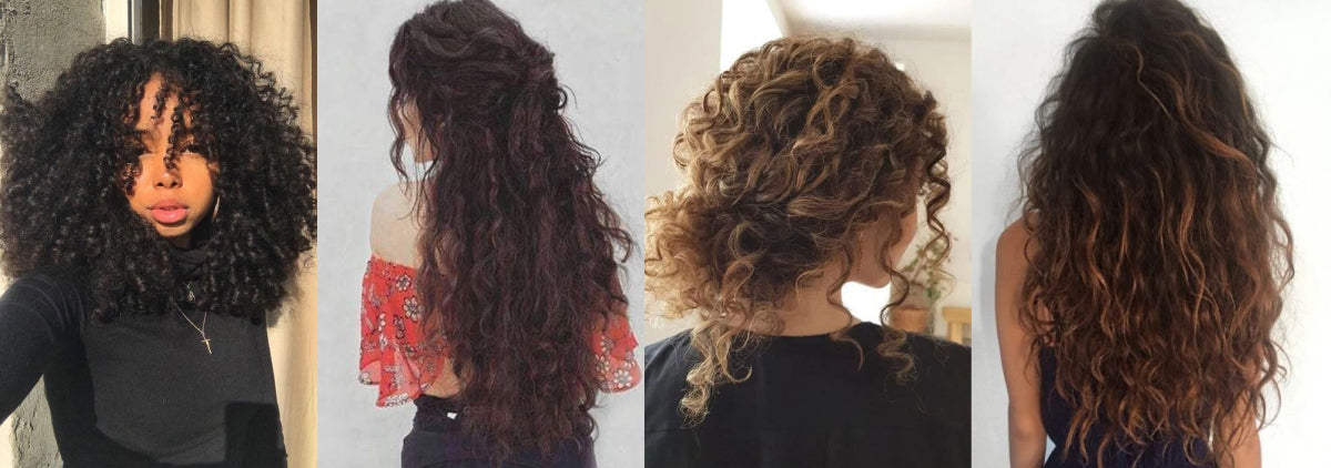 four all natural long dark curly hair styles