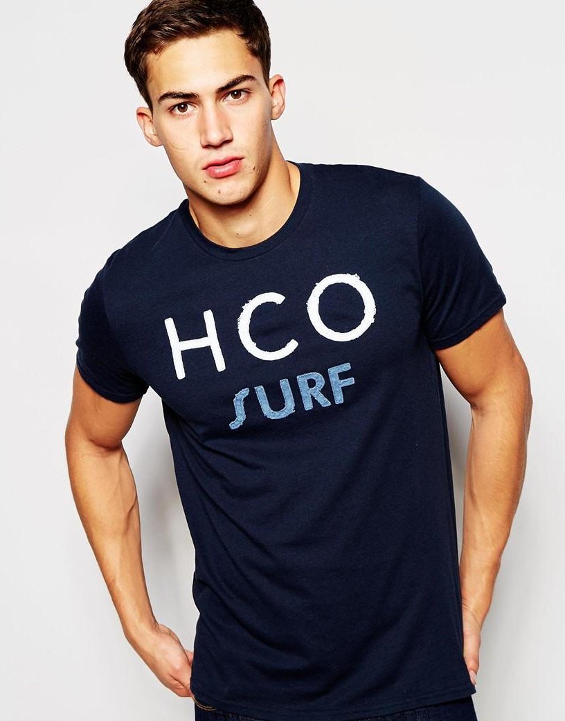 Venta > camisetas de hombre hollister > en stock