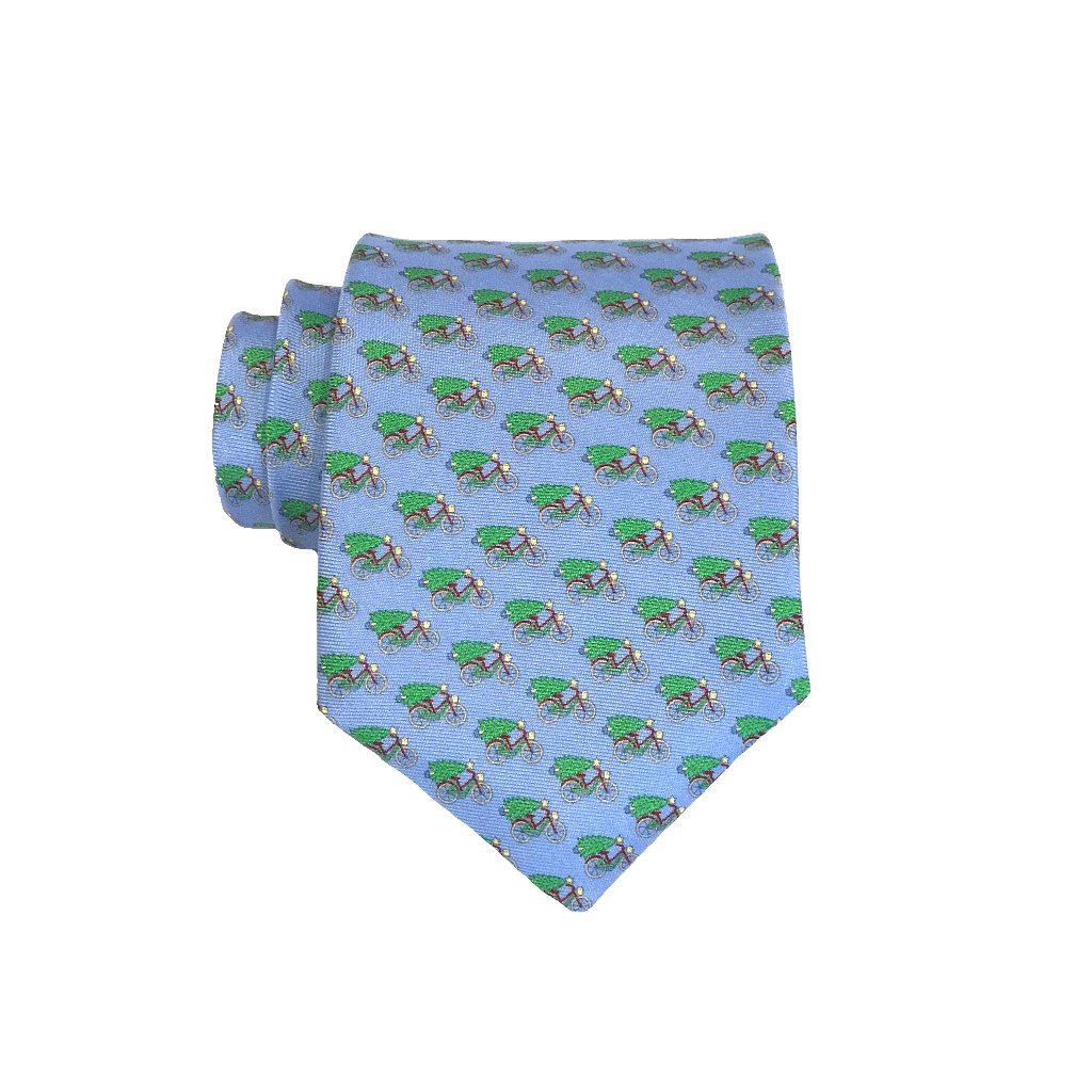 Xmas Bikes - Print Regular Tie