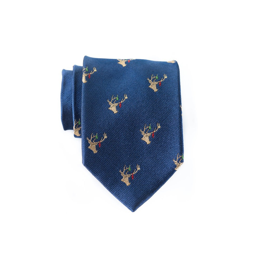 Decked Out Deer - Woven Regular Tie