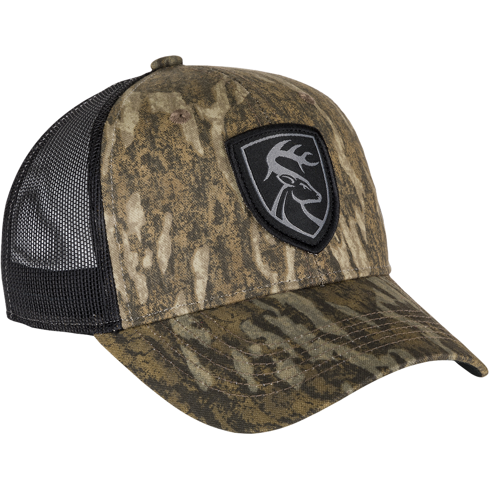 Mesh-Back Patch Logo Cap
