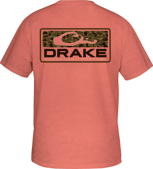 Drake Waterfowl DPF Patriotic Sail T-Shirt Black Heather / Small