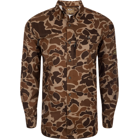 AOP Woods Camo Print x Deer Print Button Up Shirt – Above Average Threadz