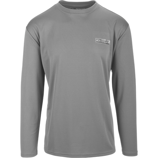 Whitewater Lightweight Moisture Wicking Long Sleeve Fishing Shirt with UPF  50 (Glacier Grey, XX-Large) 