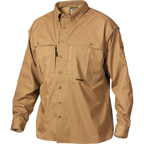 Cotton Wingshooter's Shirt with StayCool™ Fabric L/S – Drake Waterfowl