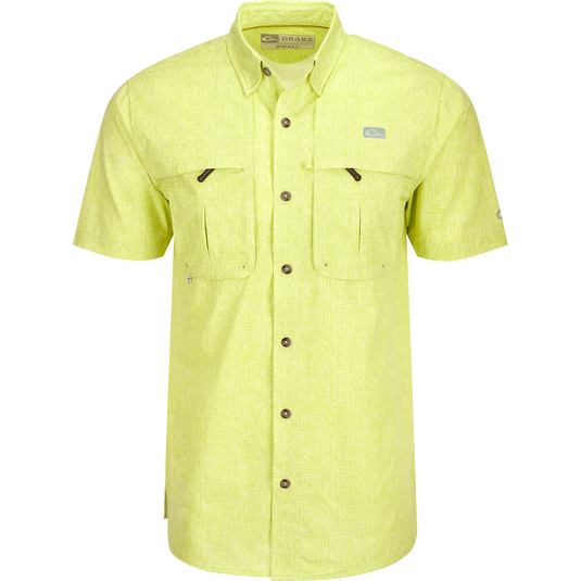 Heritage Heather Button-Down Short Sleeve Shirt