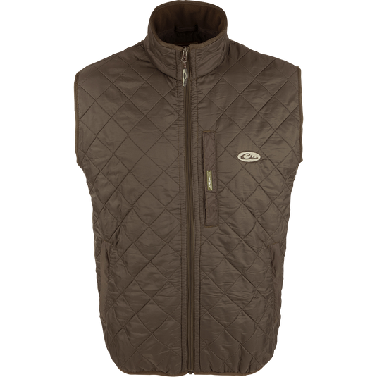 Delta Fleece-Lined Quilted Jacket Olive