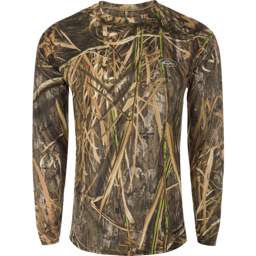 Performance Long Sleeve Crew - Predator Camo