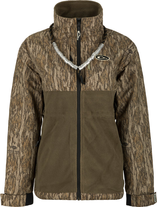 Drake Women's MST Eqwader 1/4 Zip - Size L, Bottomland