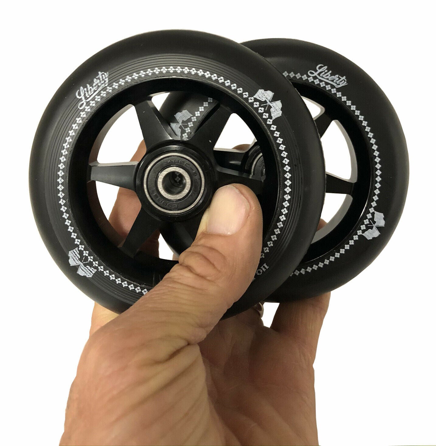 2 scooter wheels