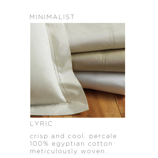 The perfect bed sheets for minimalists