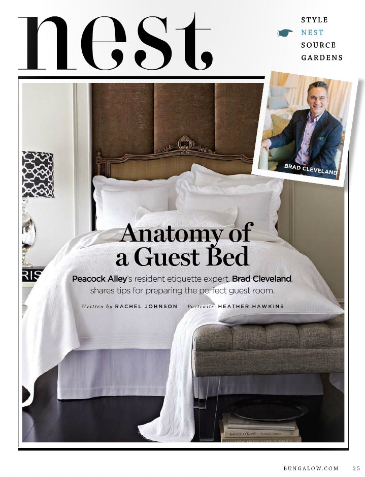 First page of Anatomy of a Guest Bed from the Spring 2013 issue of Bungalow