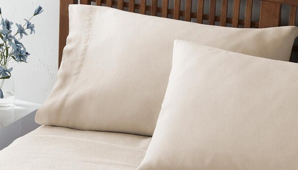 Linen pillowcases offer excellent breathability with texture. | Peacock Alley