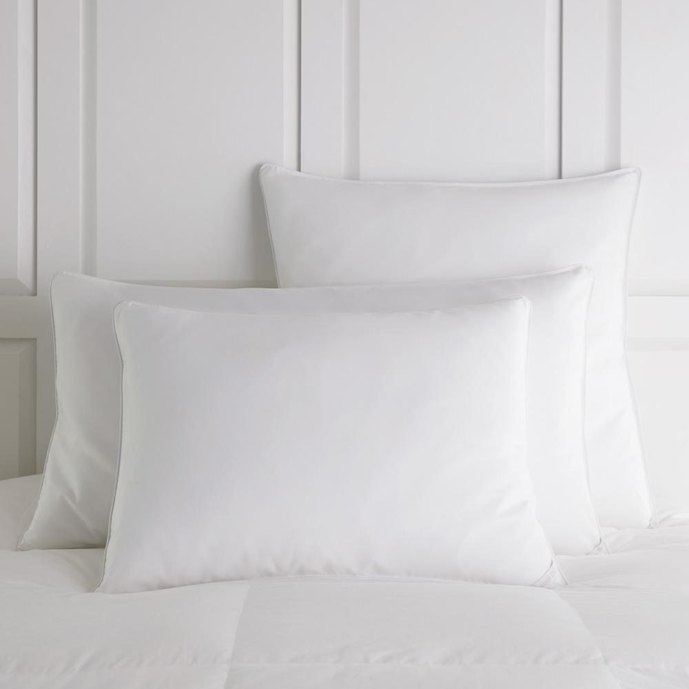 white bed pillows