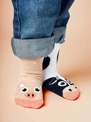 Pals Socks - Ladybug & Caterpillar | Kids Socks | Mismatched Crazy Socks