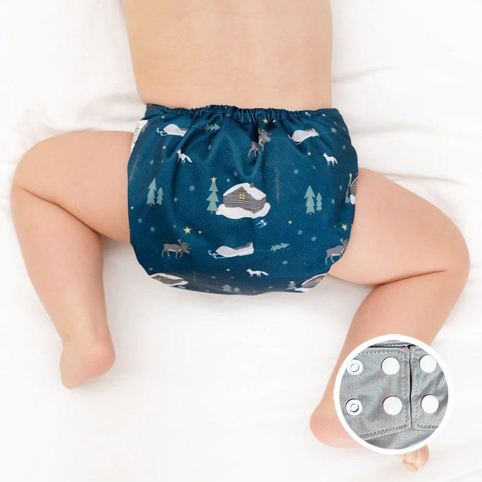 ECOABLE - Special Needs Big Kids' Protective Briefs, Pull-on Cloth Diaper  for Incontinence and Bedwetting, Age 6-13 Years