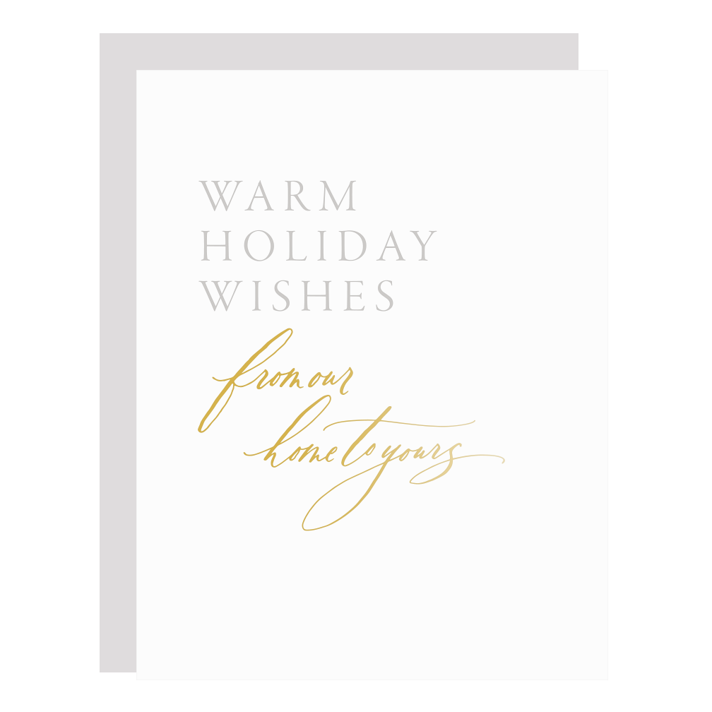 Warm Holiday Wishes - Little Well Paper Co.