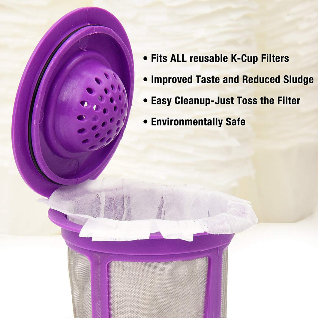 Optional Disposable Paper Filters for Reusable K Cups (300