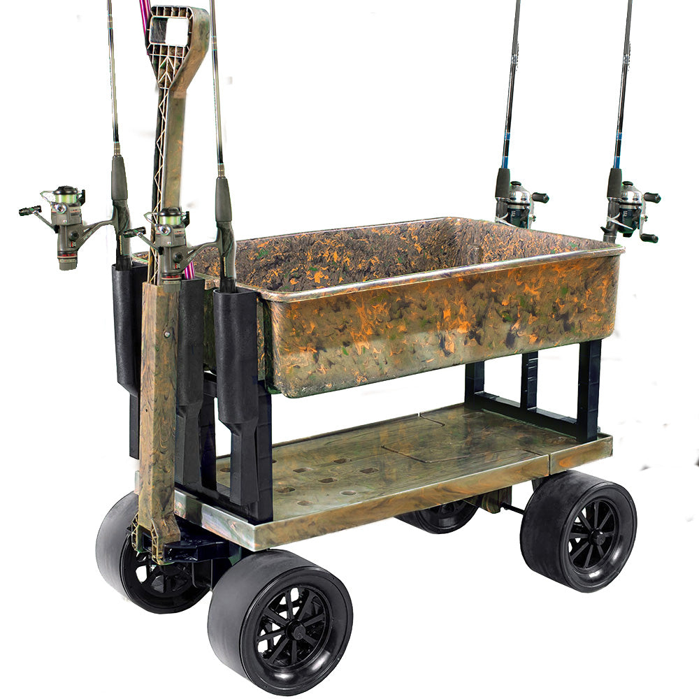 Camo Fishing Cart & Cooler Wheels – Mighty Max Carts - USA Outdoor  Recreational Carts