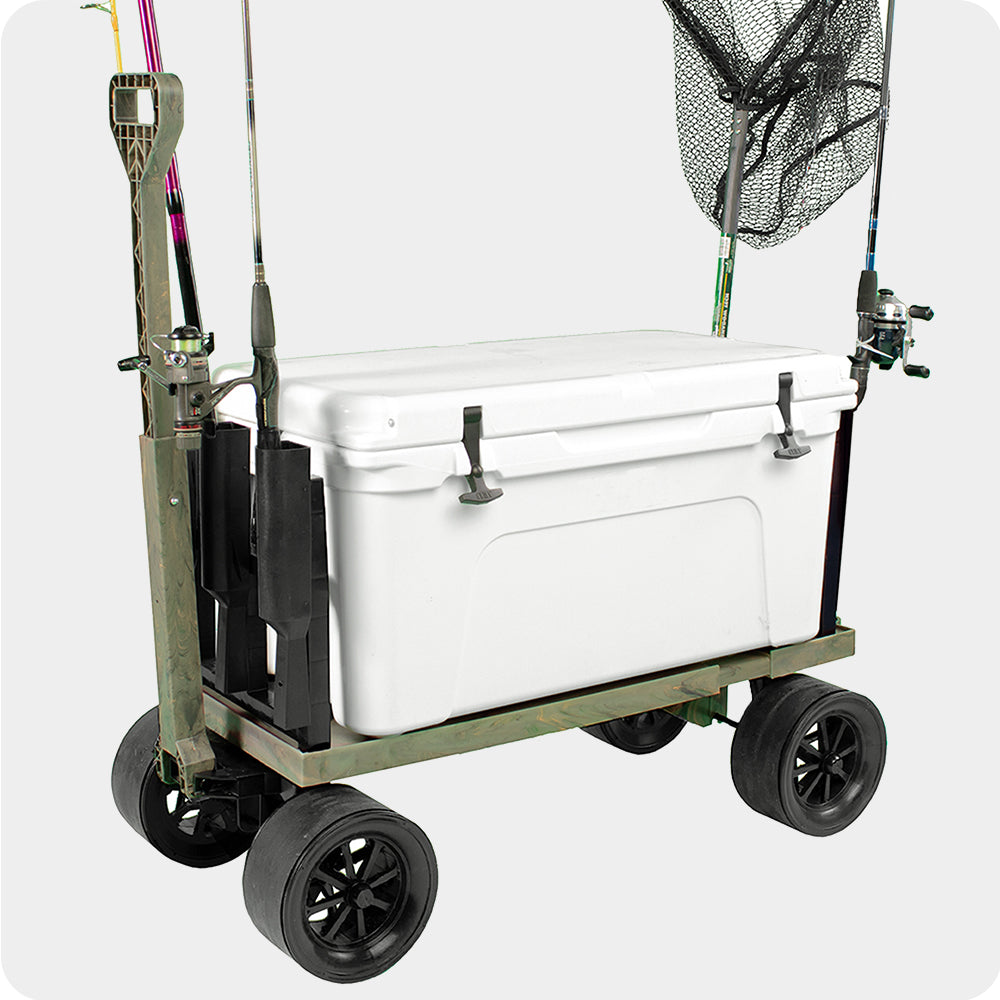 Collapsible Foldable Beach Wagon Cart with 200LBS (Max) Weight