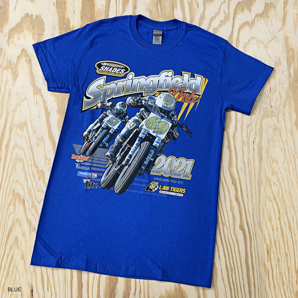 2021 Springfield Mile TShirt Heavy Cotton