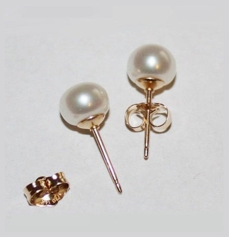 genuine pearl earrings