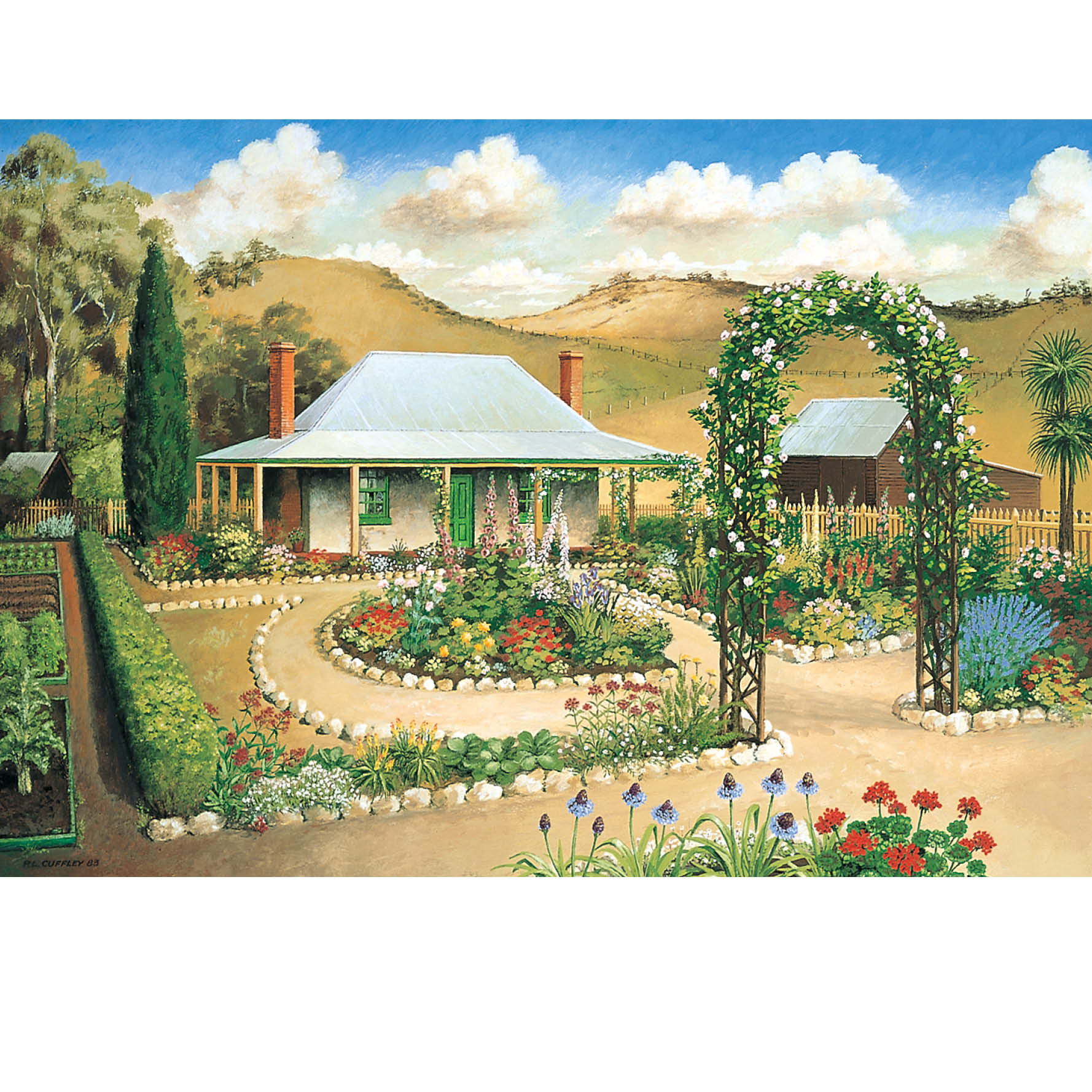 Pc02 Cottage Garden Art Publishing Australia