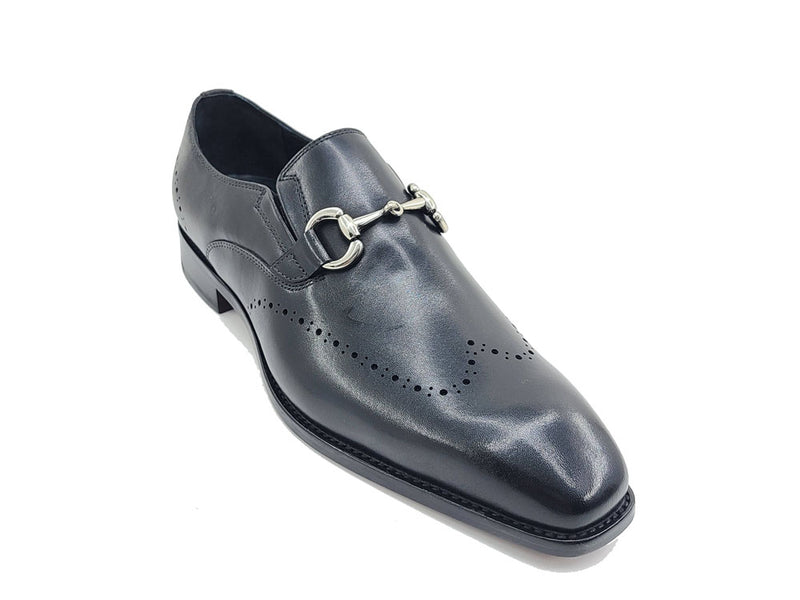 Burnished Calf Skin Loafer KL901-01 – Carrucci Shoes