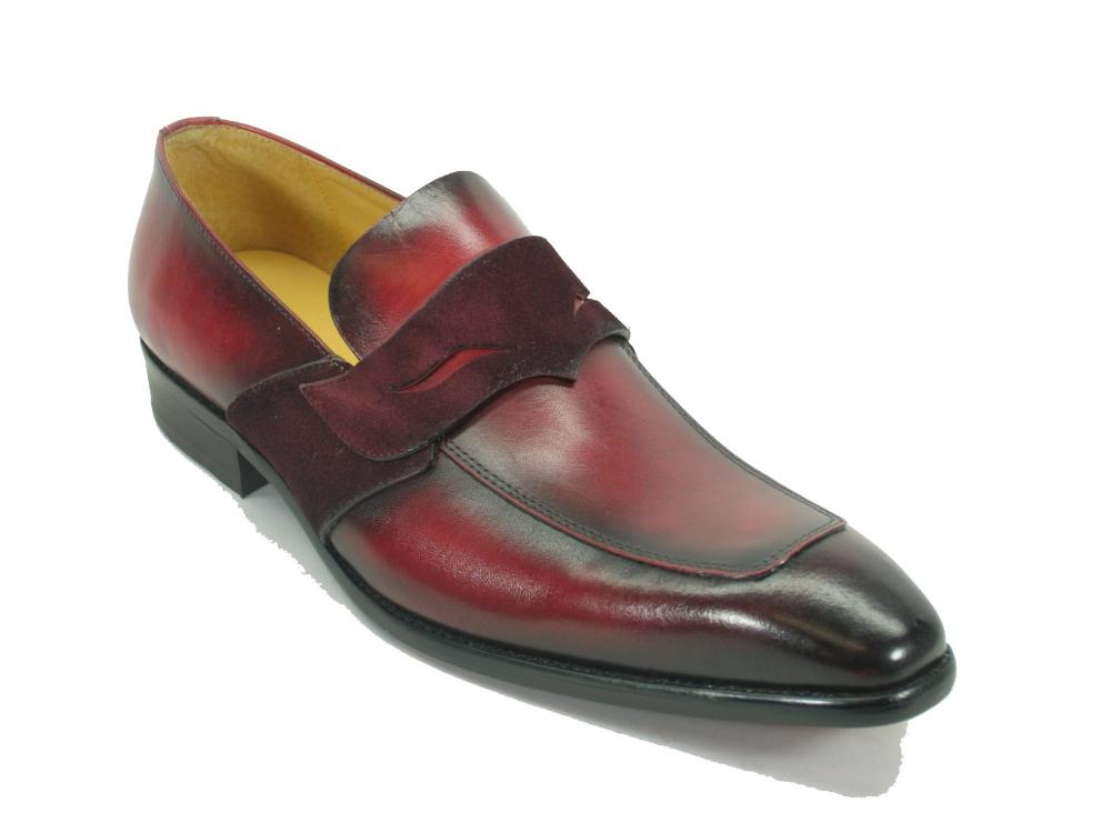 carrucci shoes burgundy