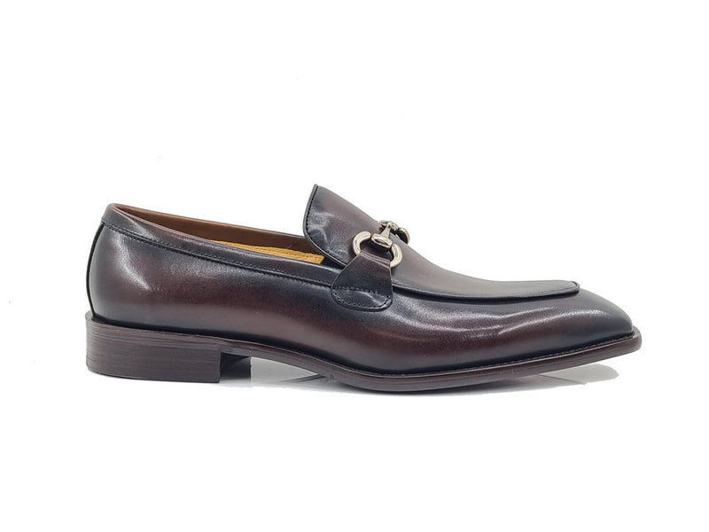 Burnished Calfskin bit loafer KS509-28 – Carrucci Shoes