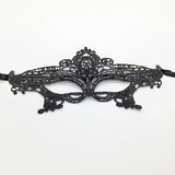 sexy black color hollow lace eye masks body jewelry for women