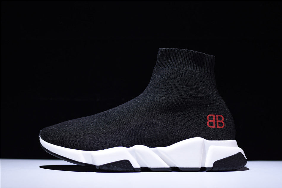 Balenciaga Speed Trainer Sock Race Runners White From